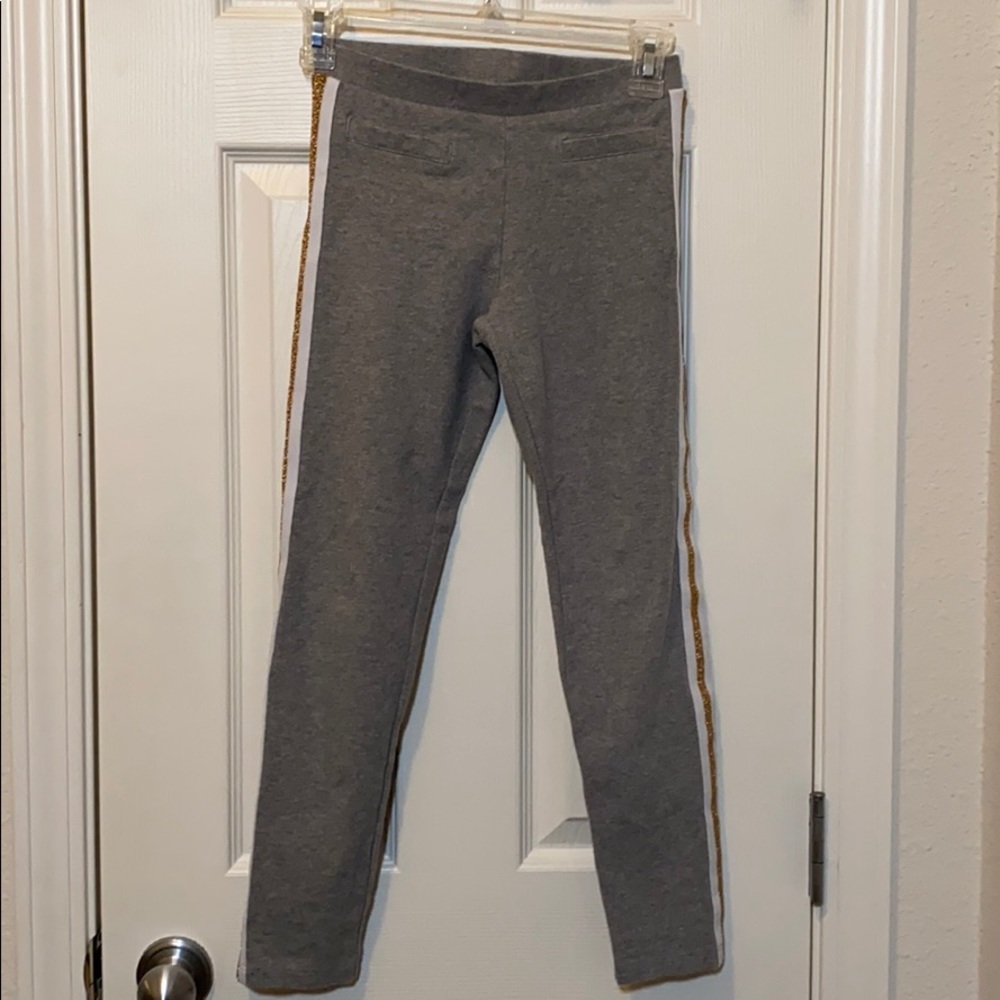 Old Navy Girls Track Stripe Leggings Size L 10-12
